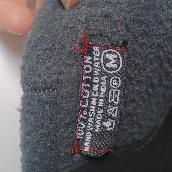 SK Noor & Sons Cotton Hoodie, Fleece Lined, M, 20" PTP - Picture 5 of 5